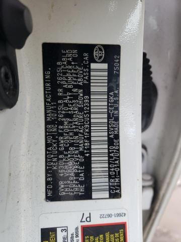 2012 Toyota Camry Base