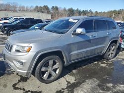 Salvage cars for sale at Exeter, RI auction: 2015 Jeep Grand Cherokee Overland