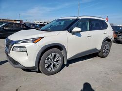 Salvage cars for sale at Grand Prairie, TX auction: 2021 Nissan Rogue SV