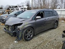 Toyota Sienna Sport salvage cars for sale: 2015 Toyota Sienna Sport