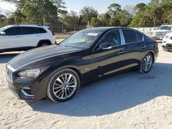 Infiniti Vehiculos salvage en venta: 2018 Infiniti Q50 Luxe