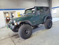 Salvage cars for sale at Sandston, VA auction: 2000 Jeep Wrangler / TJ Sport