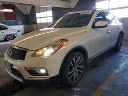 Salvage cars for sale at Dyer, IN auction: 2017 Infiniti QX50