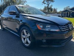 Salvage cars for sale at Riverview, FL auction: 2013 Volkswagen Passat SE