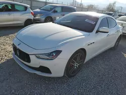 Maserati salvage cars for sale: 2016 Maserati Ghibli S