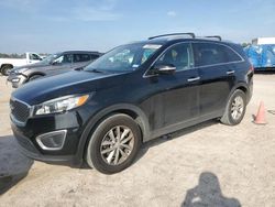 Salvage cars for sale at Houston, TX auction: 2016 KIA Sorento LX