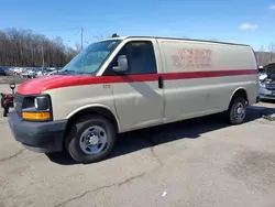 Salvage trucks for sale at Marlboro, NY auction: 2017 Chevrolet Express G2500