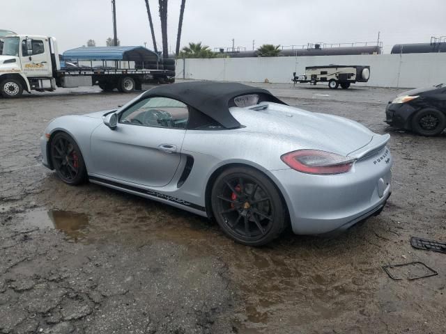 2016 Porsche Boxster Spyder