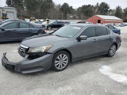 Salvage cars for sale at Mendon, MA auction: 2011 Honda Accord EX