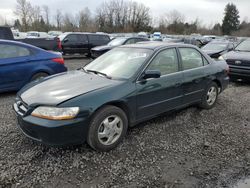 Salvage cars for sale at auction: 2000 Honda Accord EX