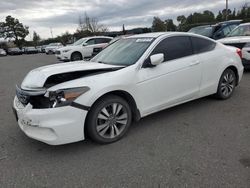 Salvage cars for sale at San Martin, CA auction: 2012 Honda Accord EXL