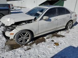 Salvage cars for sale at Bridgeton, MO auction: 2014 Mercedes-Benz C 250