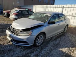 Salvage cars for sale at Kansas City, KS auction: 2015 Volkswagen Jetta SE