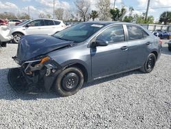 Salvage cars for sale at auction: 2017 Toyota Corolla L