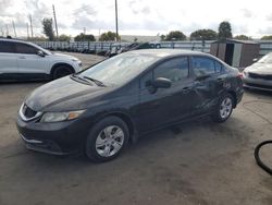 Salvage cars for sale at Miami, FL auction: 2014 Honda Civic LX