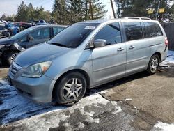 Salvage cars for sale at Denver, CO auction: 2006 Honda Odyssey EX