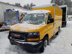 Salvage trucks for sale at West Warren, MA auction: 2023 GMC Savana Cutaway G3500