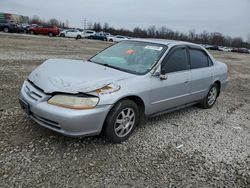 Honda salvage cars for sale: 2002 Honda Accord SE