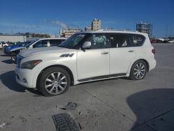 Salvage cars for sale at New Orleans, LA auction: 2013 Infiniti QX56