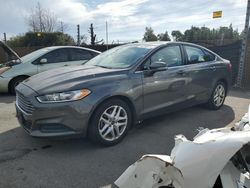 Salvage cars for sale at San Martin, CA auction: 2016 Ford Fusion SE