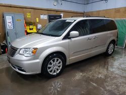 Salvage cars for sale at Kincheloe, MI auction: 2015 Chrysler Town & Country Touring