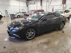 Salvage cars for sale at Franklin, WI auction: 2017 Mazda 6 Grand Touring