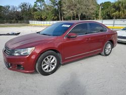 Salvage cars for sale at Fort Pierce, FL auction: 2017 Volkswagen Passat S