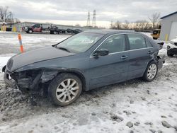 Salvage cars for sale at Barberton, OH auction: 2007 Honda Accord EX