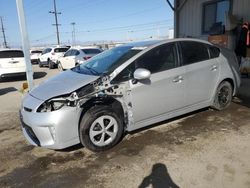 Salvage cars for sale at Los Angeles, CA auction: 2015 Toyota Prius