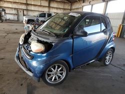 Salvage cars for sale at Phoenix, AZ auction: 2008 Smart Fortwo Pure