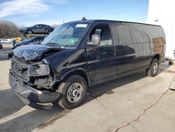 Salvage trucks for sale at Windsor, NJ auction: 2017 GMC Savana G3500 LS