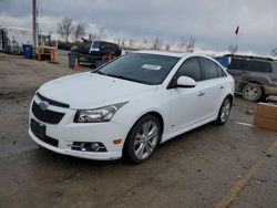 Salvage cars for sale at Pekin, IL auction: 2014 Chevrolet Cruze LTZ