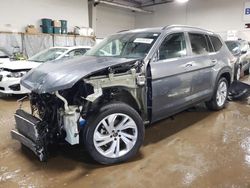 Salvage cars for sale at Elgin, IL auction: 2022 Volkswagen Atlas SE