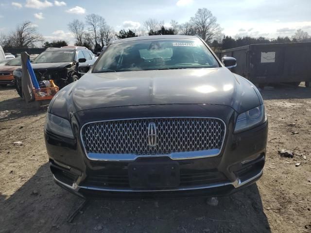 2017 Lincoln Continental Select