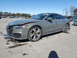 Salvage cars for sale at Dunn, NC auction: 2022 Audi A7 Prestige S-Line