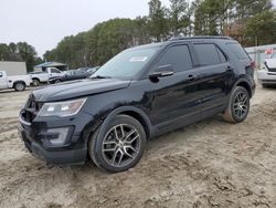 Salvage cars for sale at Seaford, DE auction: 2017 Ford Explorer Sport