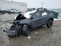 Salvage cars for sale at Farr West, UT auction: 2016 Jeep Cherokee Trailhawk