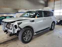 Salvage cars for sale at Sandston, VA auction: 2021 Infiniti QX80 Luxe