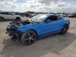 Salvage cars for sale at Houston, TX auction: 2022 Ford Mustang Mach I