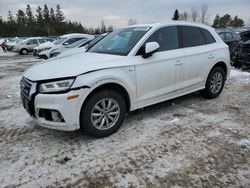 Salvage cars for sale at Bowmanville, ON auction: 2018 Audi Q5 Technik S-Line