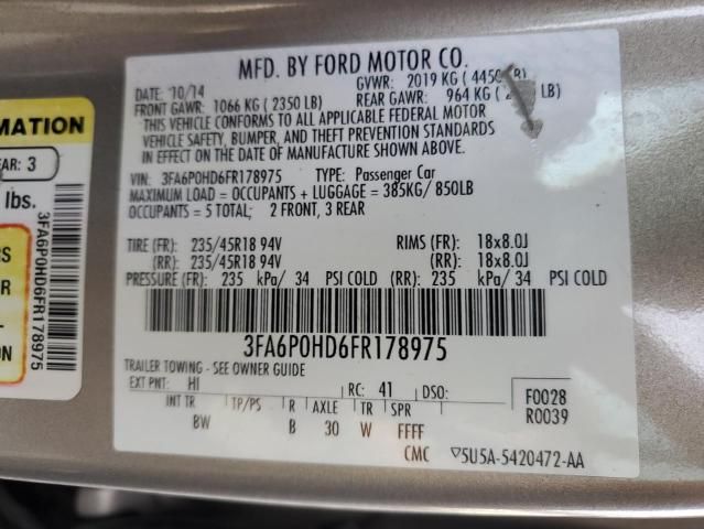 2015 Ford Fusion SE