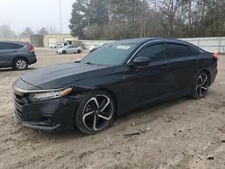 Salvage cars for sale at Knightdale, NC auction: 2021 Honda Accord Sport