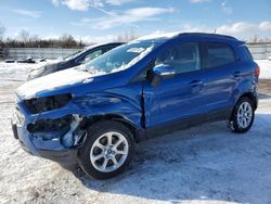 Salvage cars for sale at Columbia Station, OH auction: 2018 Ford Ecosport SE