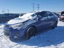 Salvage cars for sale at Elgin, IL auction: 2015 Toyota Corolla L