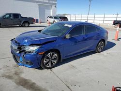 Salvage cars for sale at Farr West, UT auction: 2018 Honda Civic EX