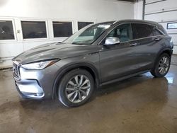 Salvage cars for sale at Blaine, MN auction: 2019 Infiniti QX50 Essential