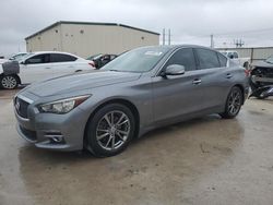 Salvage cars for sale at Haslet, TX auction: 2017 Infiniti Q50 Premium