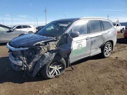 Salvage cars for sale at Greenwood, NE auction: 2017 Honda Pilot Elite