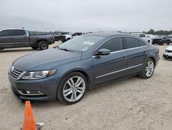 Salvage cars for sale at Houston, TX auction: 2013 Volkswagen CC Luxury