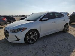 Salvage cars for sale at San Antonio, TX auction: 2017 Hyundai Elantra SE